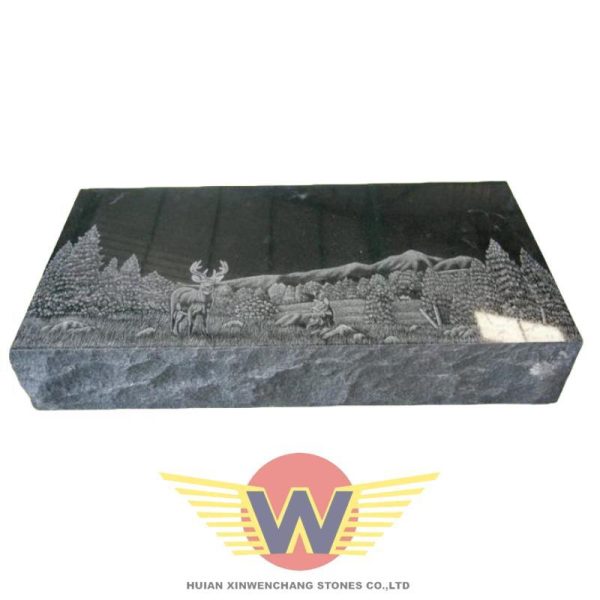 Wilderness Scene Hand-Carved Etching Memorial