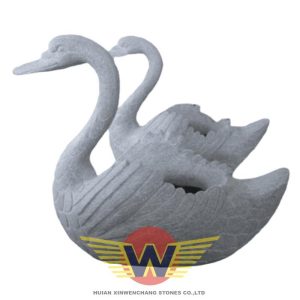 Serene Swan Sculpture