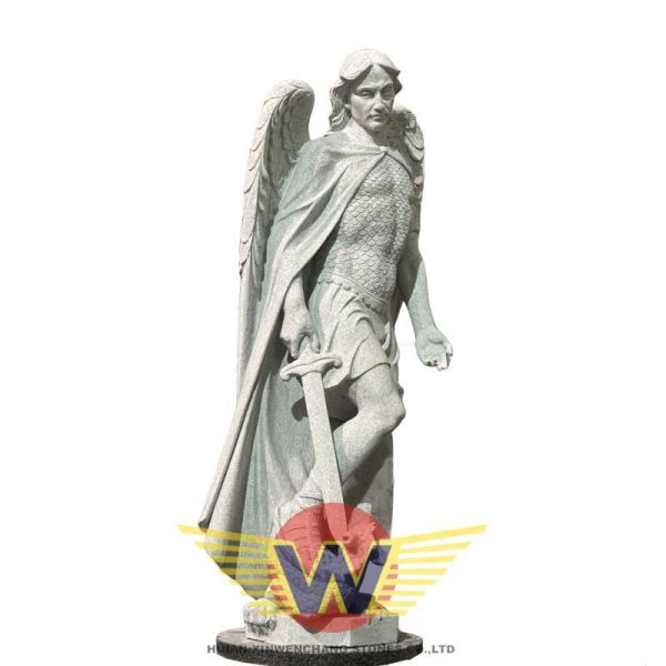 Vigilant Guardian Angel Sculpture - Image 2