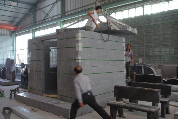 Modern Granite Mausoleum - Image 2