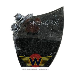 Antique Rose Memorial Tombstone