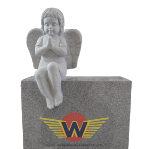 Cherub's Prayer Memorial Stone