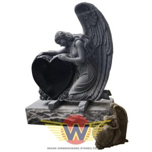 Guardian Angel Heart Sculpture