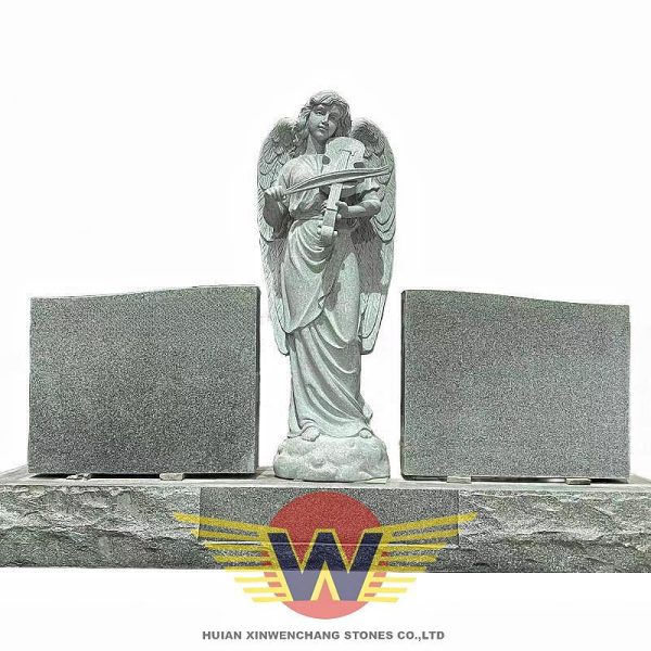 Angel with Violin Sculpture Monument