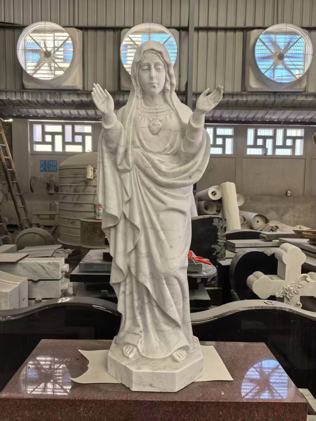 Life-Sized Statue of the Blessed Virgin Mary